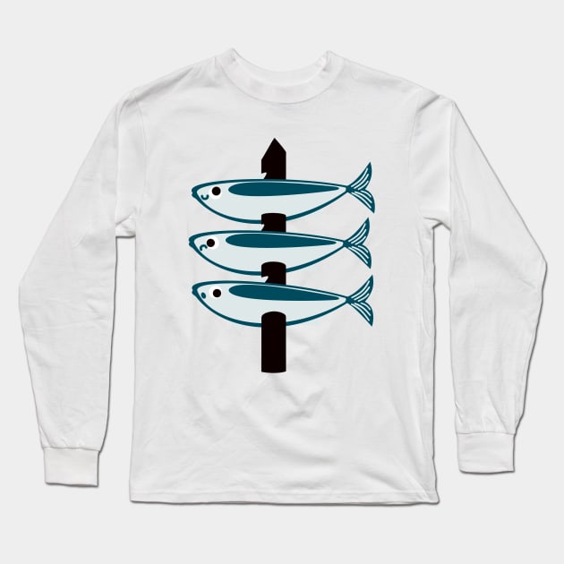 Espetos De Málaga Long Sleeve T-Shirt by soniapascual